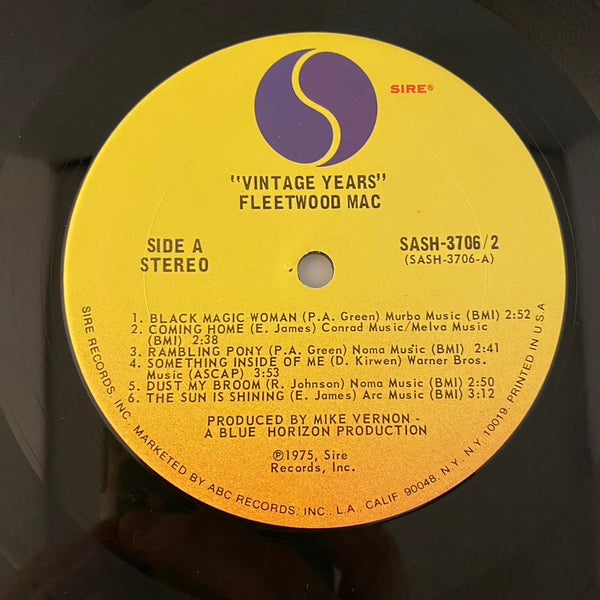 Fleetwood Mac – Vintage Years 2LP USED NM/VG++ 1975 Pressing