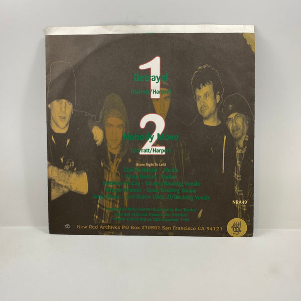 UK Subs – Betrayal 7" USED Vinyl VG++/VG+ Color Vinyl