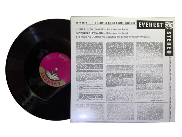 Antill And Ginastera And Sir Eugene Goossens Conducting London Symphony Orchestra – Corroboree & Panambi: Suite From The Ballet LP USED Vinyl VG+/VG++ Audiophile