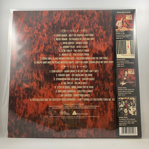 Various – Hillbillies In Hell - Country Music's Tormented Testament (1952-1974) Volume Three LP USED Vinyl NM/NM Color Vinyl