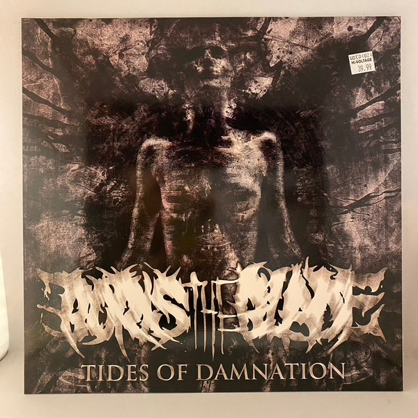 Boris The Blade – Tides of Damnation LP USED NM/NM White w/ Black Splatter Vinyl