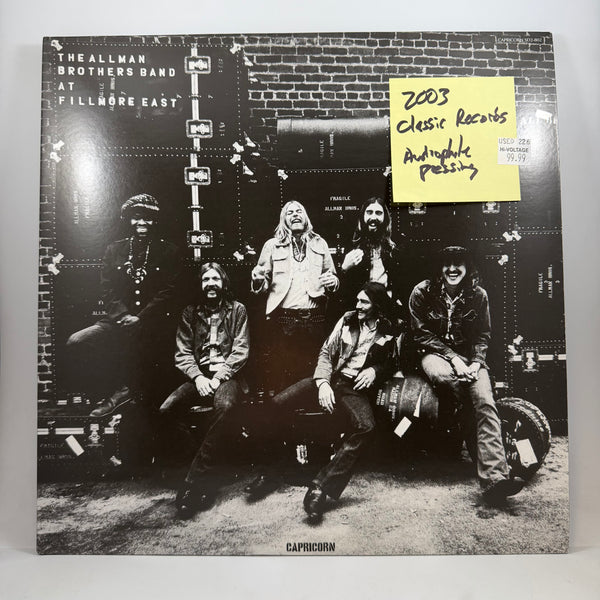 The Allman Brothers Band – The Allman Brothers Band At Fillmore East LP USED Vinyl NM/NM Audiophile