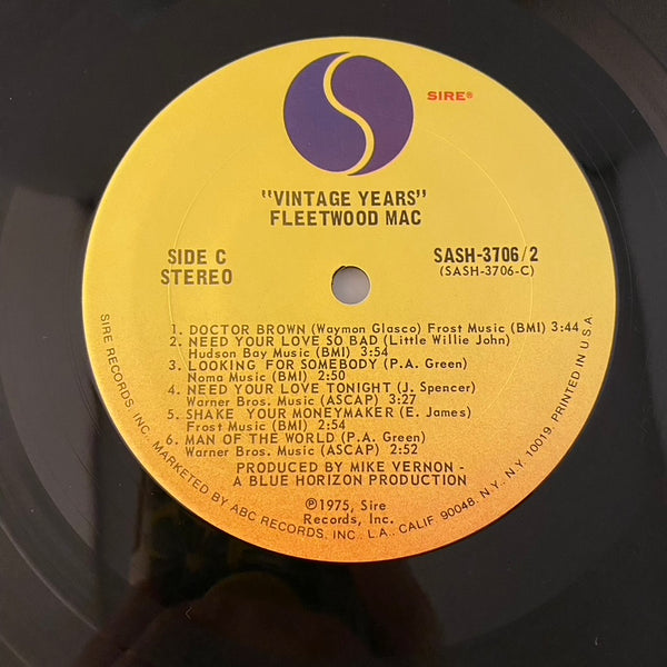 Fleetwood Mac – Vintage Years 2LP USED NM/VG++ 1975 Pressing
