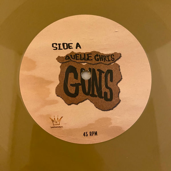 Quelle Chris – Guns 2LP USED NM/NM 45RPM Gold Vinyl Signed