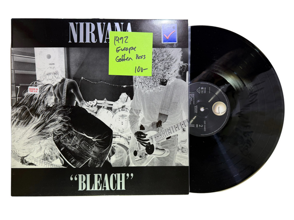Nirvana – Bleach LP USED Vinyl VG++/VG 92' Europe Pressing