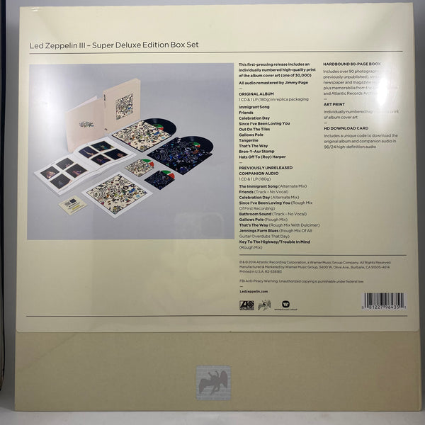 Led Zeppelin – Led Zeppelin III LP NOS Vinyl Box Set Mint Still Sealed