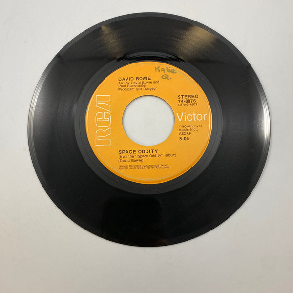 David Bowie – Space Oddity / The Man Who Sold The World 7" USED Vinyl VG/VG