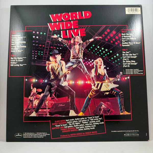 Scorpions – World Wide Live LP USED Vinyl VG+/VG+
