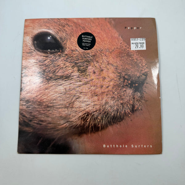 Butthole Surfers – Pepper 7" USED Vinyl NM/VG+ Color Vinyl