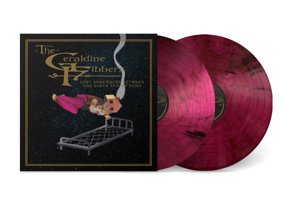 Lost Somewhere Between the Earth and my Home MAGENTA W/ BLACK SMOKE by Geraldine Fibbers