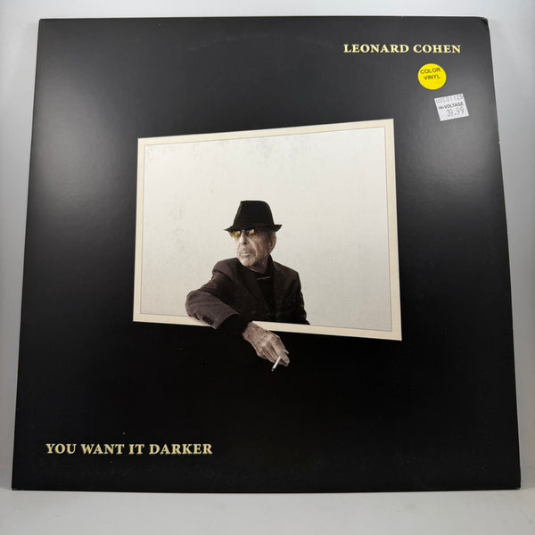 Leonard Cohen – You Want It Darker LP USED Vinyl NM/VG+ Color Vinyl