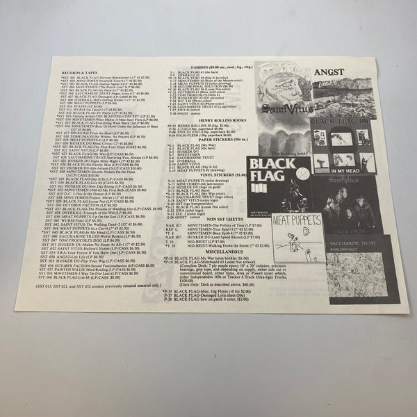Black Flag – Who's Got The 10½? LP USED Vinyl VG/VG+ Original Pressing