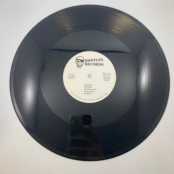 Agression – Bootleg (Recorded Live At CBGB's In New York, 1985) LP USED Vinyl VG/VG+