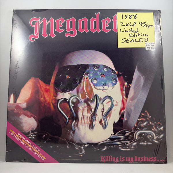 Megadeth – Killing Is My Business... And Business Is Good! LP NOS Vinyl Mint Still Sealed
