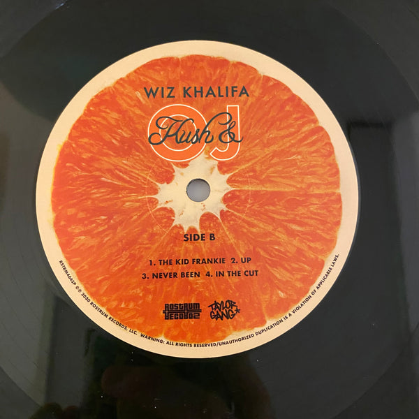 Wiz Khalifa – Kush & OJ 2LP USED VG+/VG+ Green/Orange Vinyl