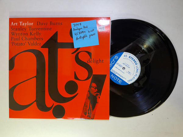 Art Taylor – A.T.'s Delight LP USED Vinyl NM/VG+ Audiophile