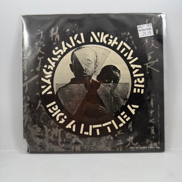 Crass – Nagasaki Nightmare / Big A Little A 7" USED Vinyl NM/VG