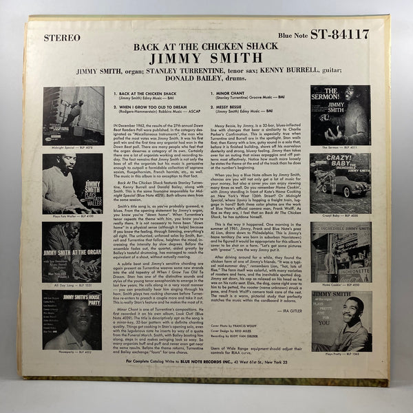 The Incredible Jimmy Smith – Back At The Chicken Shack LP USED Vinyl VG+/VG+