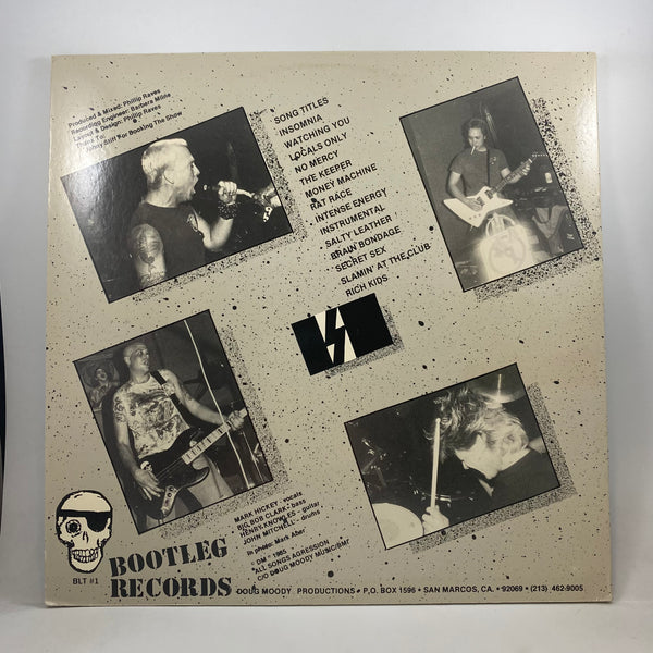 Agression – Bootleg (Recorded Live At CBGB's In New York, 1985) LP USED Vinyl VG/VG+