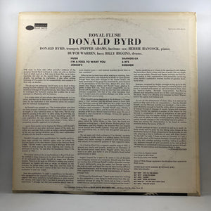 Donald Byrd – Royal Flush LP USED Vinyl VG+/VG