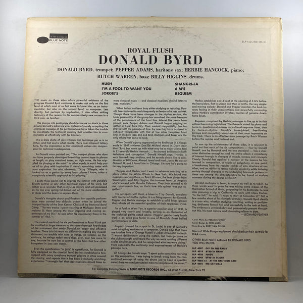 Donald Byrd – Royal Flush LP USED Vinyl VG+/VG