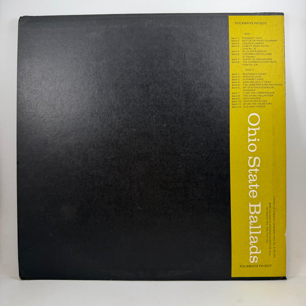 Anne Grimes – Ohio State Ballads (History Through Folksongs) LP USED Vinyl VG++/VG+