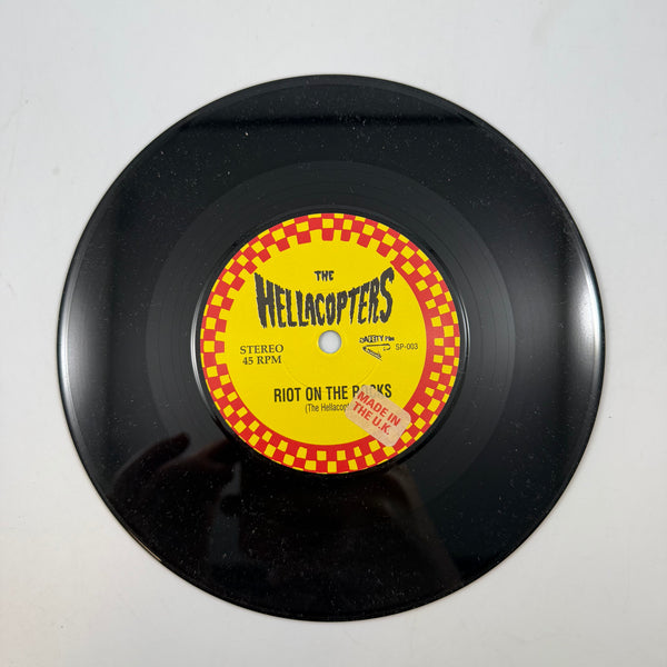 The Hellacopters – Riot On The Rocks 7" USED Vinyl VG+/VG+