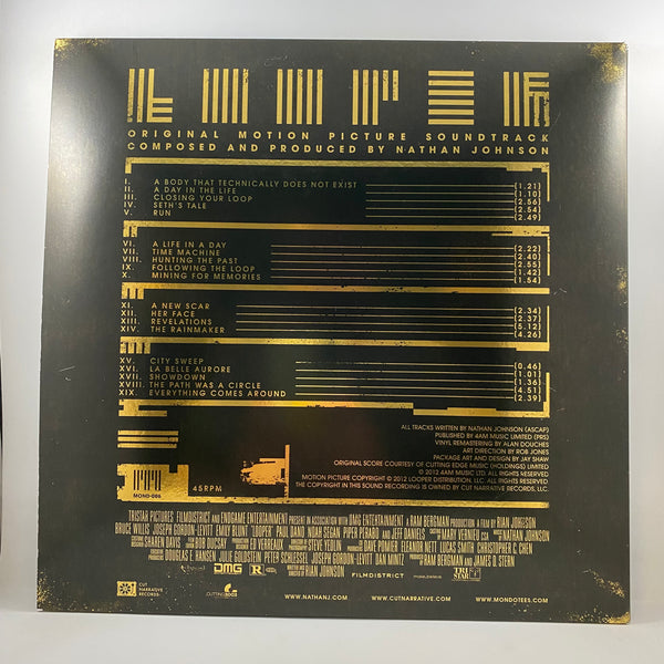 Nathan Johnson, Kid Koala – Looper (Original Motion Picture Soundtrack) LP USED Vinyl NM/NM Limited Edition
