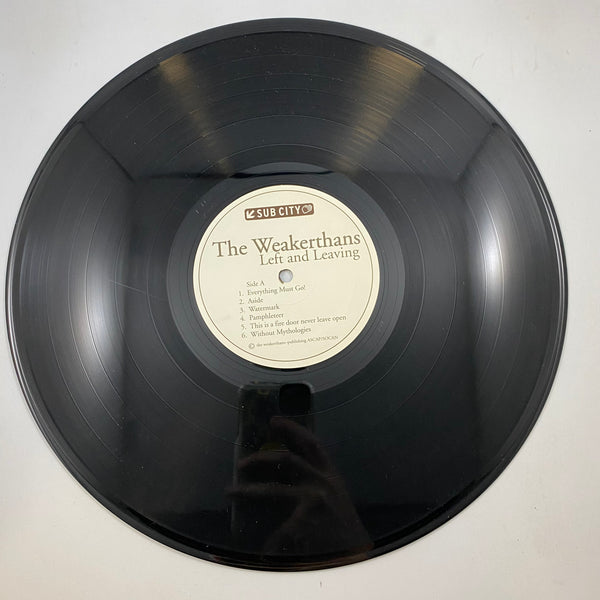 The Weakerthans – Left And Leaving LP USED Vinyl VG+/VG+