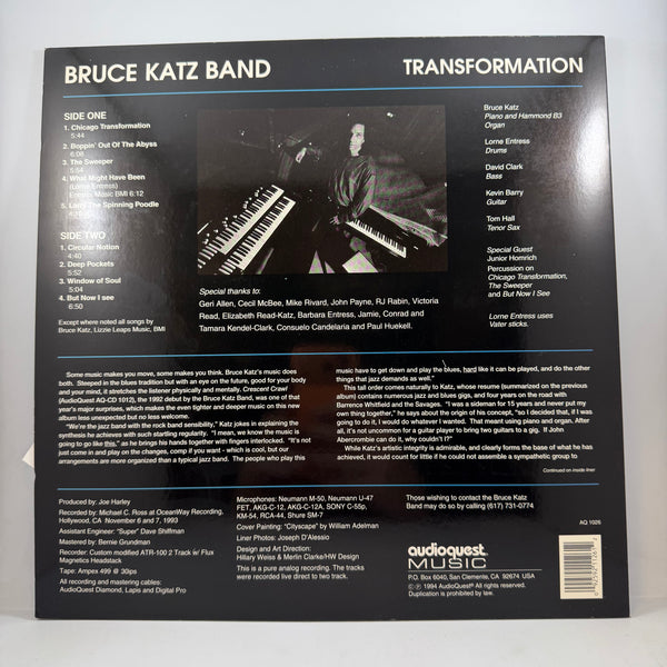 Bruce Katz Band – Transformation LP USED Vinyl NM/VG++ Audiophile