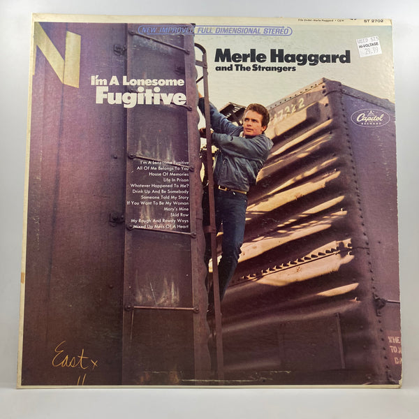 Merle Haggard And The Strangers  – I'm A Lonesome Fugitive LP USED Vinyl VG+/VG+