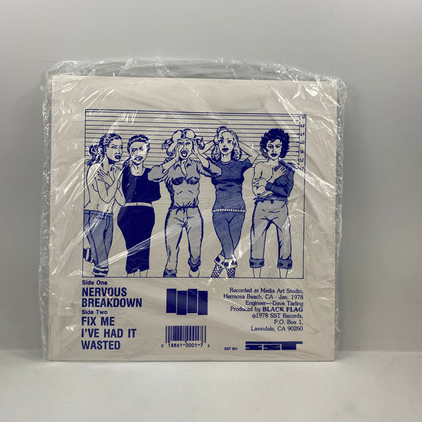Black Flag – Nervous Breakdown 7" NOS Vinyl Mint Still Sealed