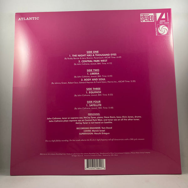 John Coltrane – Coltrane's Sound LP Vinyl Mint Still Sealed Audiophile