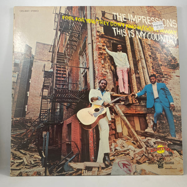 The Impressions – This Is My Country LP USED Vinyl VG++/VG+