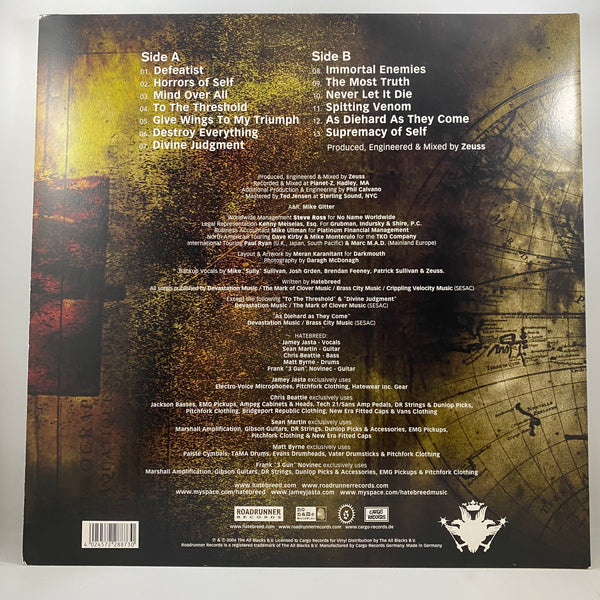 Hatebreed – Supremacy LP USED Vinyl VG+/VG+