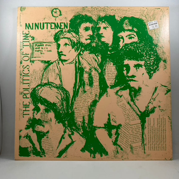 Minutemen – The Politics Of Time LP USED Vinyl NM/VG+ / Original Pressing