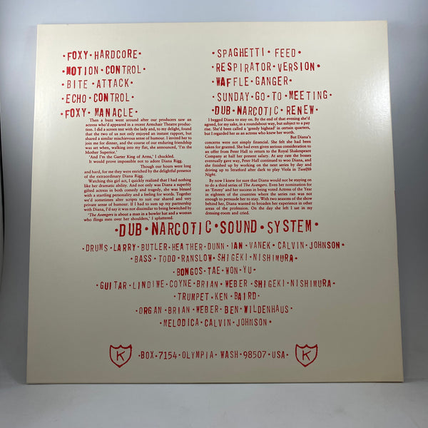 Dub Narcotic Sound System – Rhythm Record Volume One (Echos From The Scene Control Room) LP USED Vinyl VG+/NM