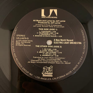 Electric Light Orchestra – A New World Record LP USED VG++/VG+ 1976 Pressing
