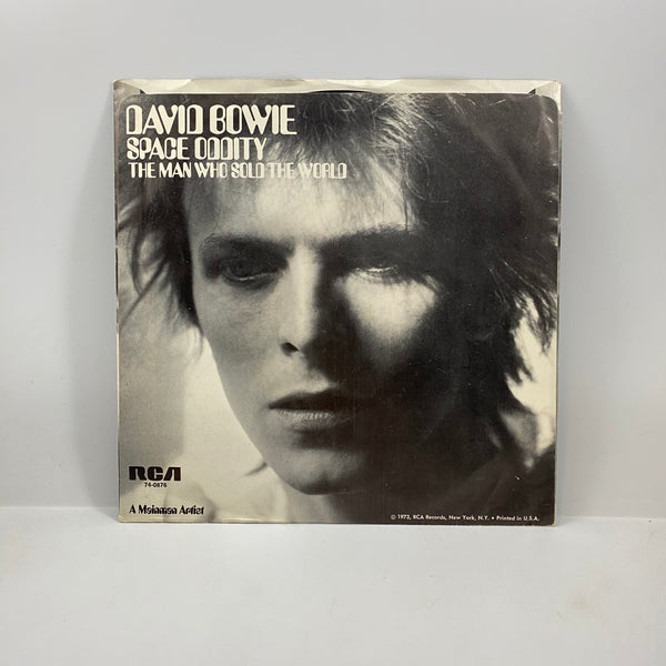 David Bowie – Space Oddity / The Man Who Sold The World 7" USED Vinyl VG/VG