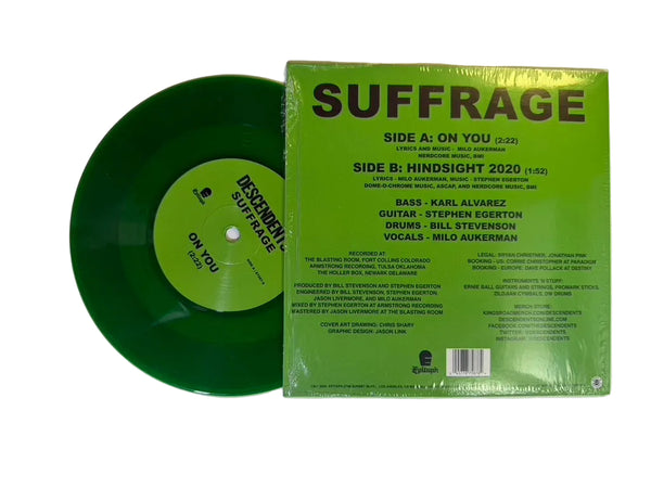 Descendents – Suffrage 7" USED Vinyl NM/NM Color VInyl