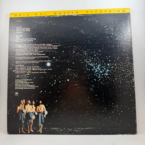 Supertramp – Crime Of The Century LP USED Vinyl VG/VG Audiophile
