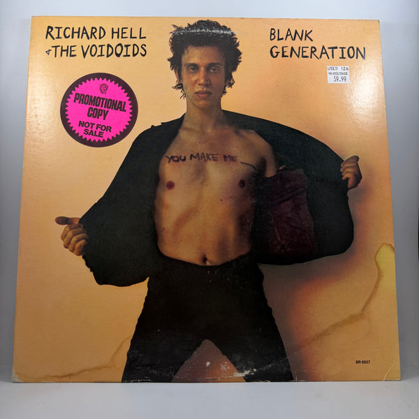 Richard Hell & The Voidoids – Blank Generation LP USED Vinyl VG++/G+