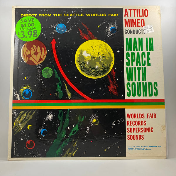 Attilio Mineo – Man In Space With Sounds LP USED Vinyl VG+/VG+