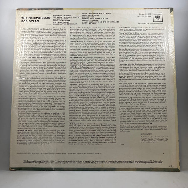 Bob Dylan – The Freewheelin' Bob Dylan LP USED Vinyl VG+/VG+ Original Pressing