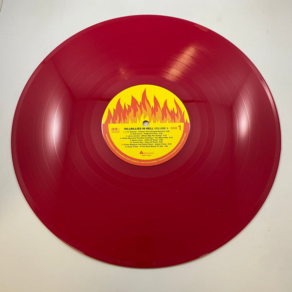 Various – Hillbillies in Hell -- Country Music's Tormented Testament (1952-1974) Volume Four LP USED Vinyl NM/NM Color Vinyl