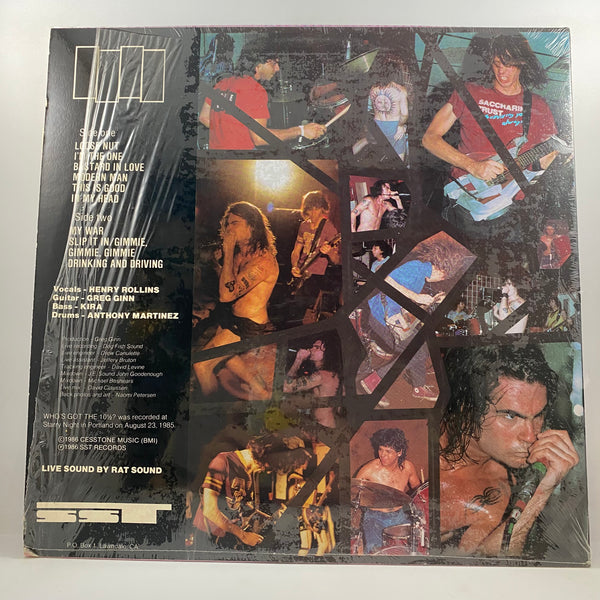 Black Flag – Who's Got The 10½? LP USED Vinyl VG/VG+ Original Pressing