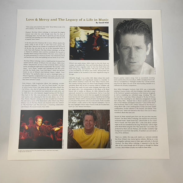 Brian Wilson – Playback: The Brian Wilson Anthology LP USED Vinyl VG+/VG+