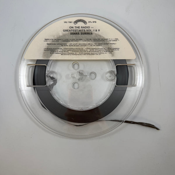 Donna Summer – On The Radio: Greatest Hits Vol. 1 & 2 USED Reel-To-Reel