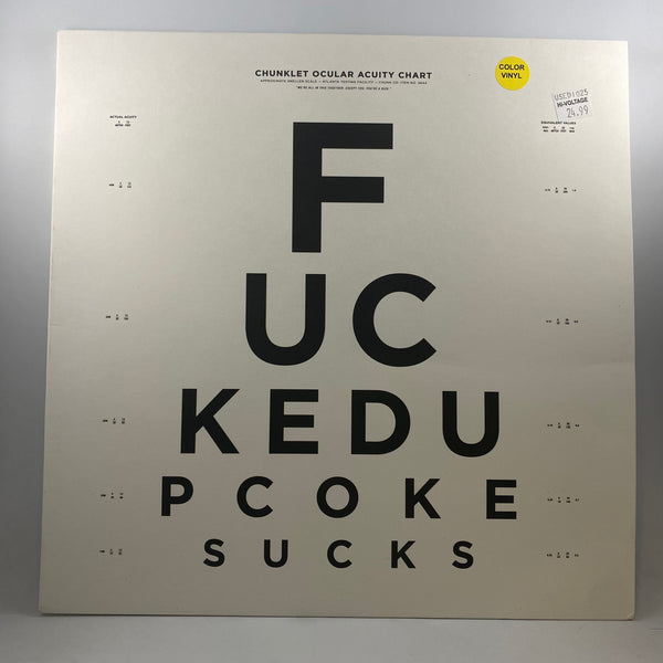 Fucked Up – Coke Sucks Drink Pepsi LP USED Vinyl VG++/VG+ Color Vinyl