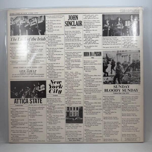 Lennon, Plastic Ono Band – Shaved Fish LP USED Vinyl VG++/VG++